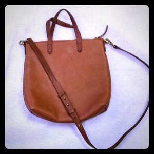 Madewell The zip top Transport crossbody tote bag